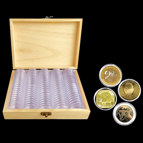 100x natural wood coin - natural,