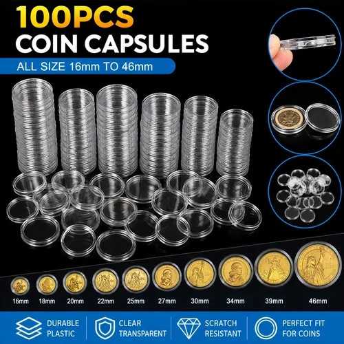100pcs reusable coin - 100pcs,