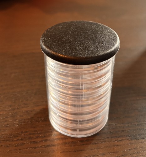 Coin capsules tube 39mm - coin, 38/39mm