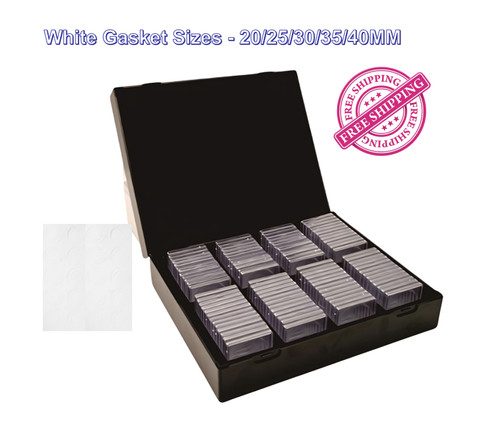 100 pcs square clear - clear, coin