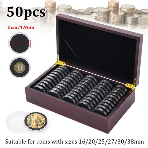 50pcs 46mm coin capsules - 50pcs,