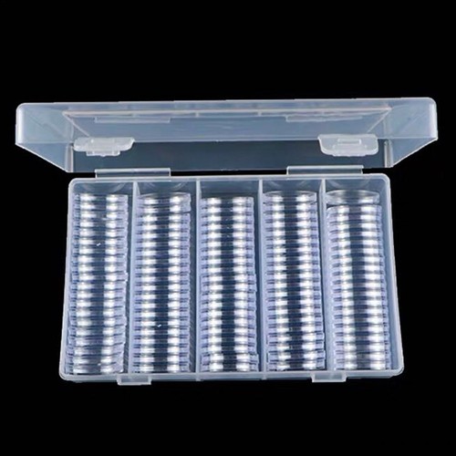 100pcs 25mm coin capsules - 100pcs,