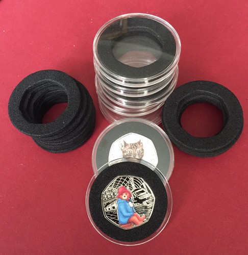 38mm clear plastic capsule - 5,