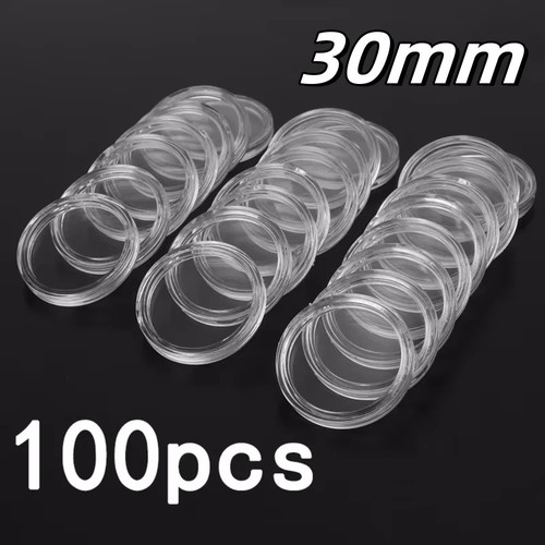 100pcs clear coin - 100pcs,
