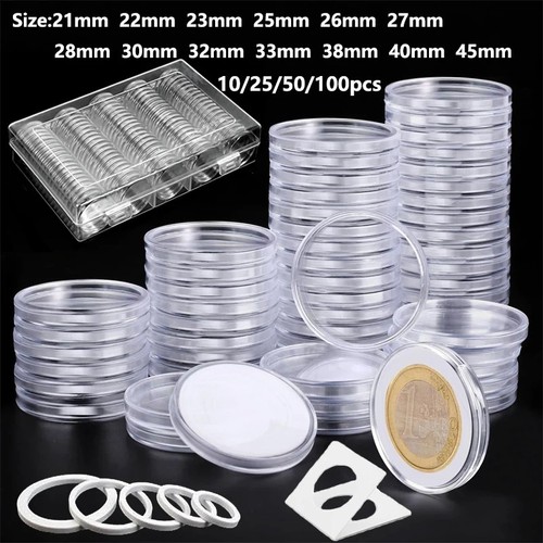 100pcs reusable coin - coin, capsules