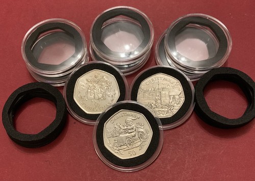 38mm clear coins holder - 38mm,