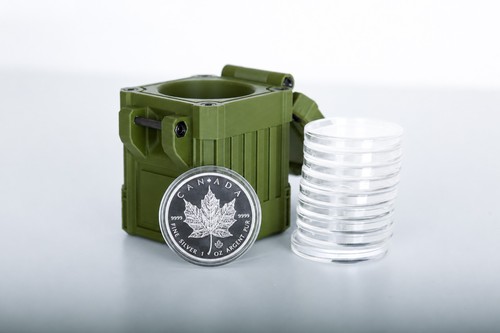 Coin capsule storage - 10,